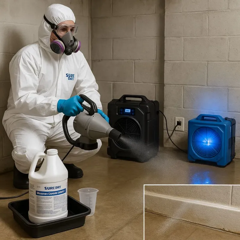 Sanitization and Odor Removal process in Bull Run Mountain Estates, VA